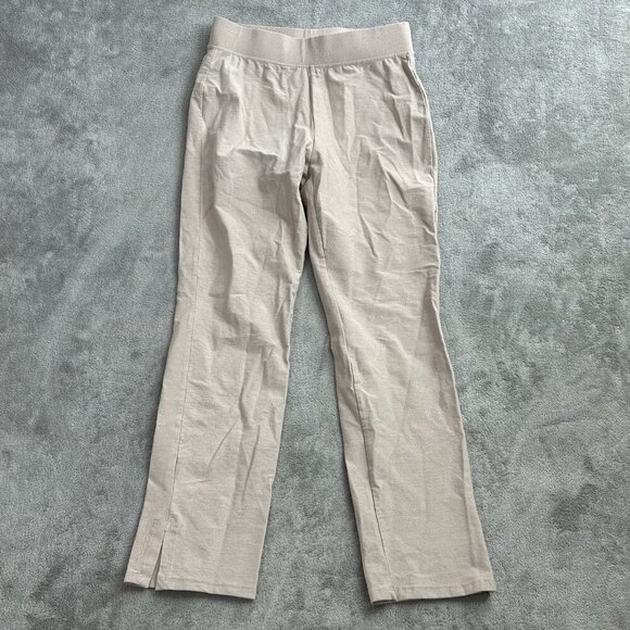 Eileen Fisher Pants Womens Sz XXS Beige Stretch Pull On Elastic Waist Casual - Picture 1 of 12